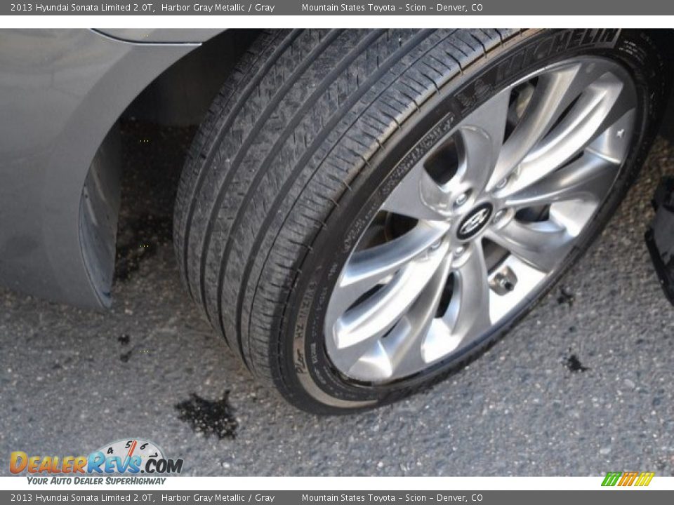 2013 Hyundai Sonata Limited 2.0T Harbor Gray Metallic / Gray Photo #30