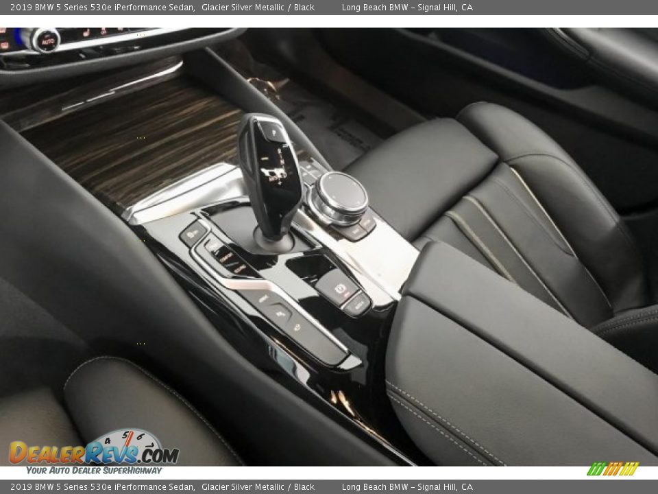 2019 BMW 5 Series 530e iPerformance Sedan Glacier Silver Metallic / Black Photo #7
