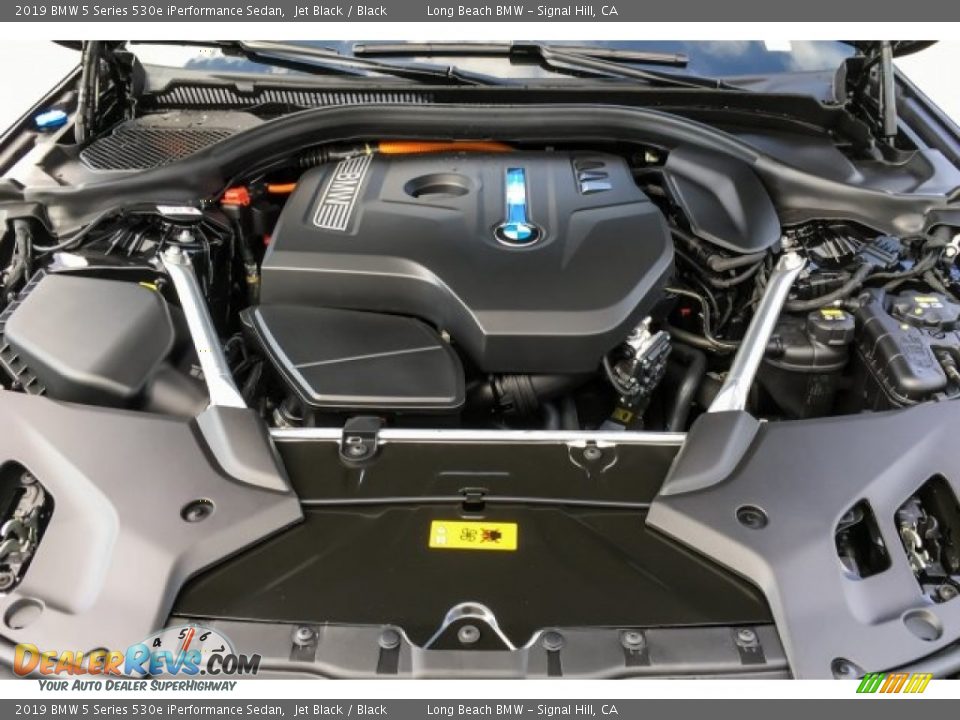 2019 BMW 5 Series 530e iPerformance Sedan Jet Black / Black Photo #8