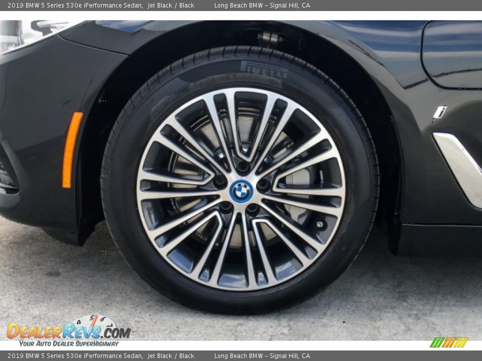 2019 BMW 5 Series 530e iPerformance Sedan Jet Black / Black Photo #9