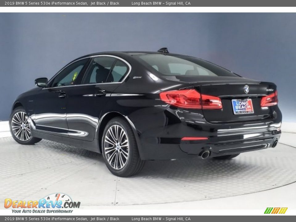 2019 BMW 5 Series 530e iPerformance Sedan Jet Black / Black Photo #2