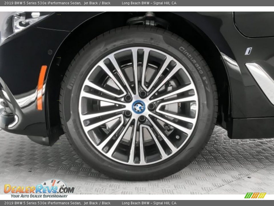 2019 BMW 5 Series 530e iPerformance Sedan Jet Black / Black Photo #9