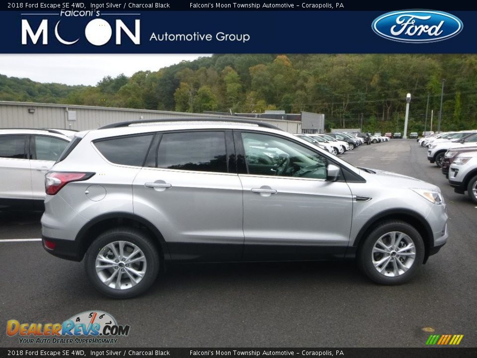 2018 Ford Escape SE 4WD Ingot Silver / Charcoal Black Photo #1