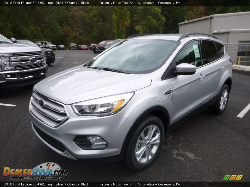 2018 Ford Escape SE 4WD Ingot Silver / Charcoal Black Photo #5