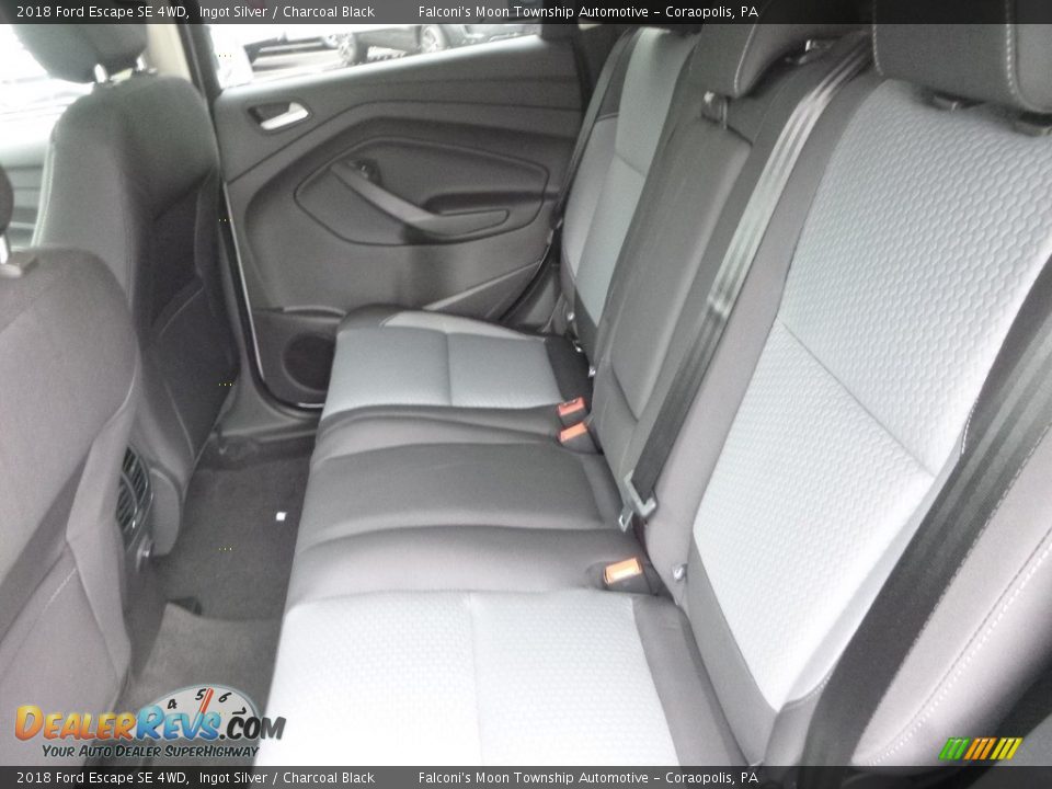 2018 Ford Escape SE 4WD Ingot Silver / Charcoal Black Photo #8