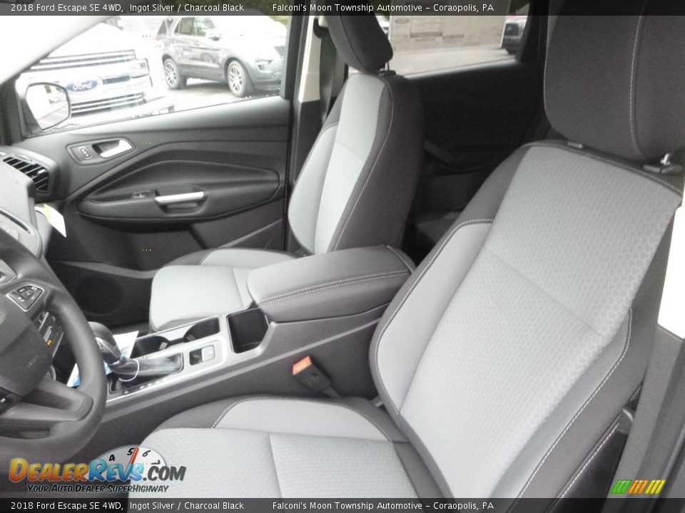 2018 Ford Escape SE 4WD Ingot Silver / Charcoal Black Photo #11