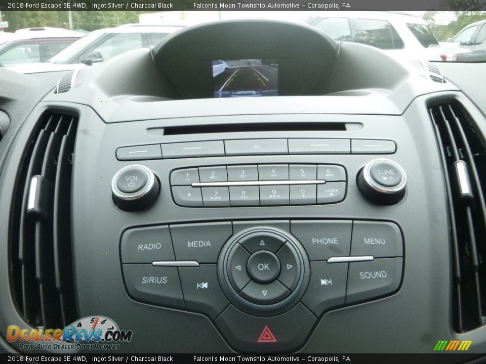 2018 Ford Escape SE 4WD Ingot Silver / Charcoal Black Photo #14