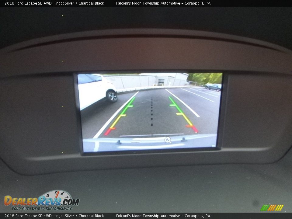 2018 Ford Escape SE 4WD Ingot Silver / Charcoal Black Photo #15