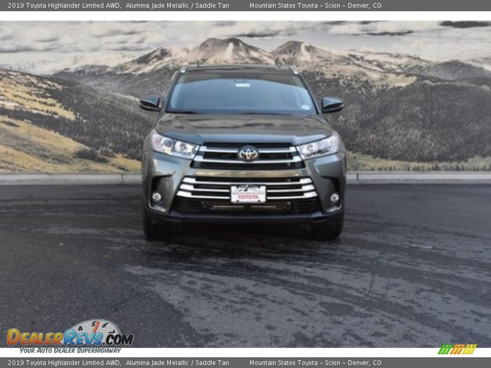 2019 Toyota Highlander Limited AWD Alumina Jade Metallic / Saddle Tan Photo #2