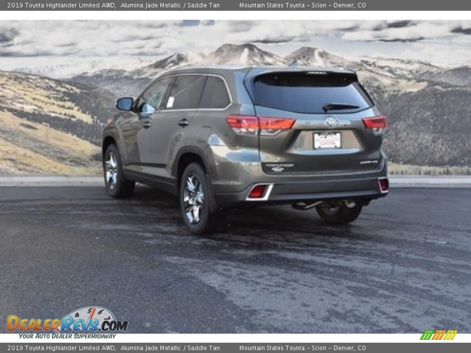 2019 Toyota Highlander Limited AWD Alumina Jade Metallic / Saddle Tan Photo #3