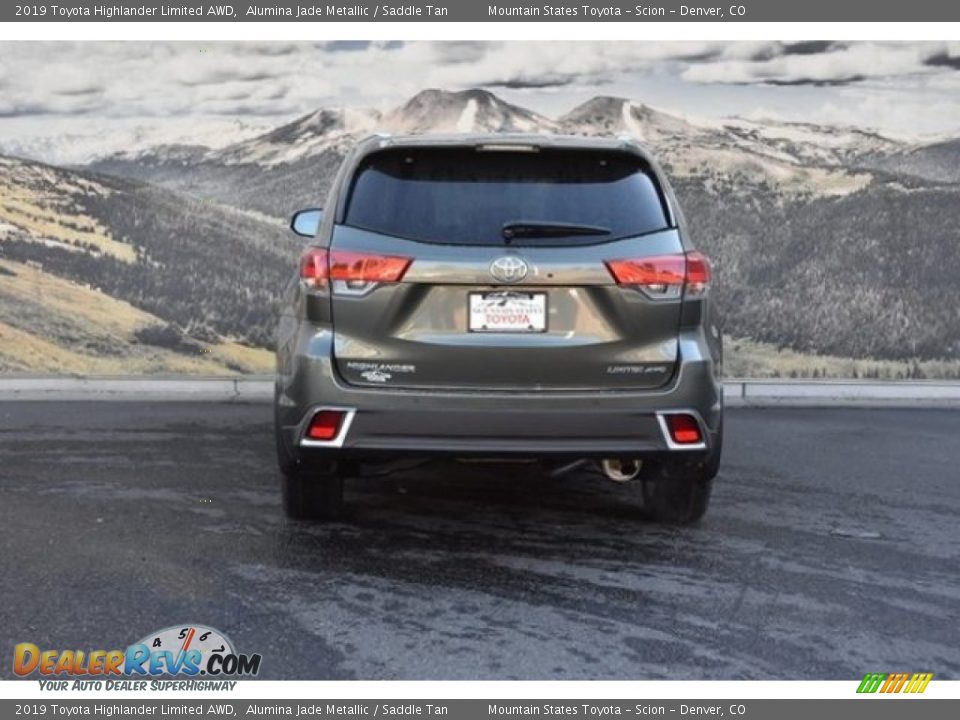 2019 Toyota Highlander Limited AWD Alumina Jade Metallic / Saddle Tan Photo #4