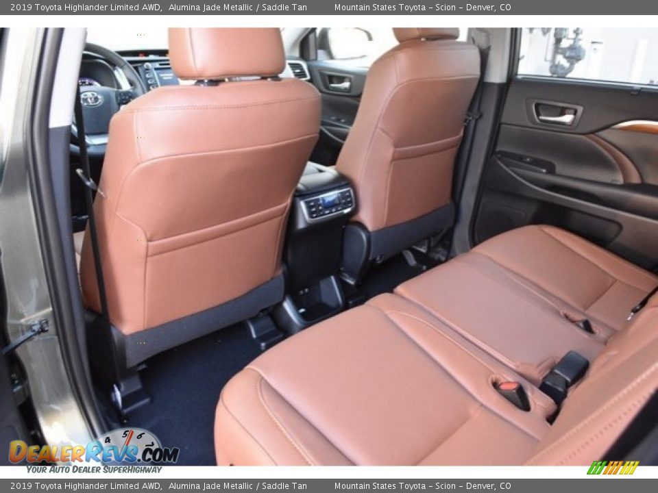 Rear Seat of 2019 Toyota Highlander Limited AWD Photo #14