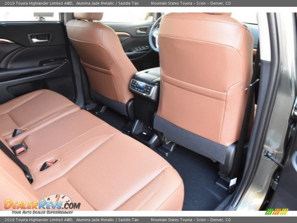 Rear Seat of 2019 Toyota Highlander Limited AWD Photo #18