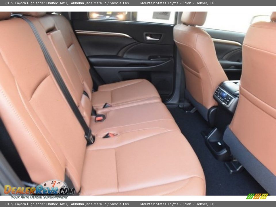 2019 Toyota Highlander Limited AWD Alumina Jade Metallic / Saddle Tan Photo #19