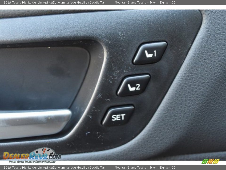 2019 Toyota Highlander Limited AWD Alumina Jade Metallic / Saddle Tan Photo #28