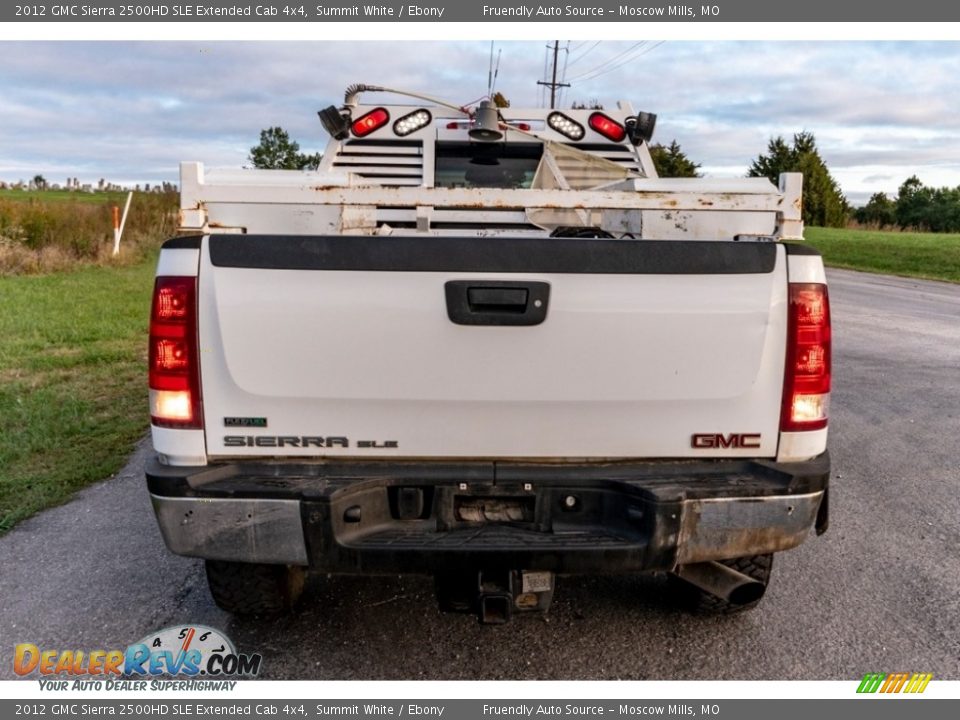 2012 GMC Sierra 2500HD SLE Extended Cab 4x4 Summit White / Ebony Photo #5