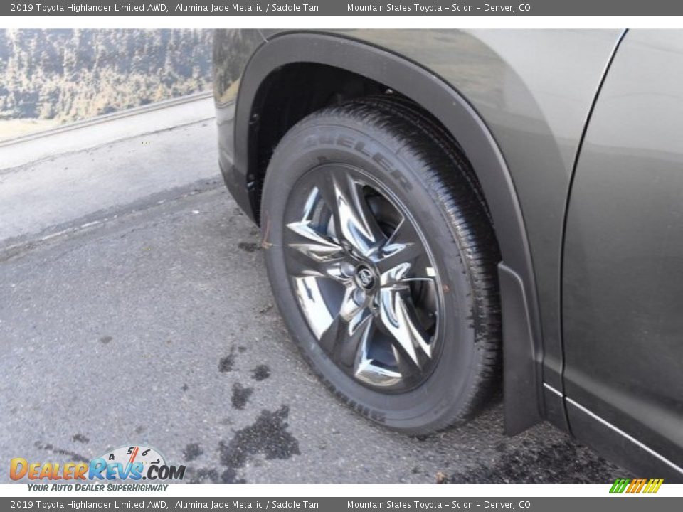 2019 Toyota Highlander Limited AWD Alumina Jade Metallic / Saddle Tan Photo #36