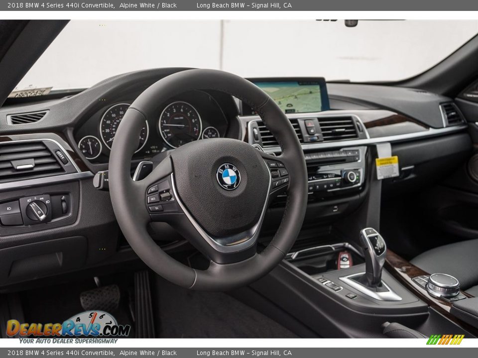 2018 BMW 4 Series 440i Convertible Alpine White / Black Photo #5