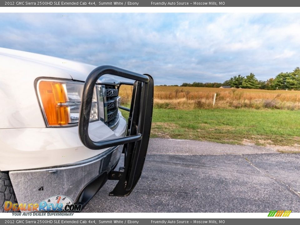 2012 GMC Sierra 2500HD SLE Extended Cab 4x4 Summit White / Ebony Photo #11