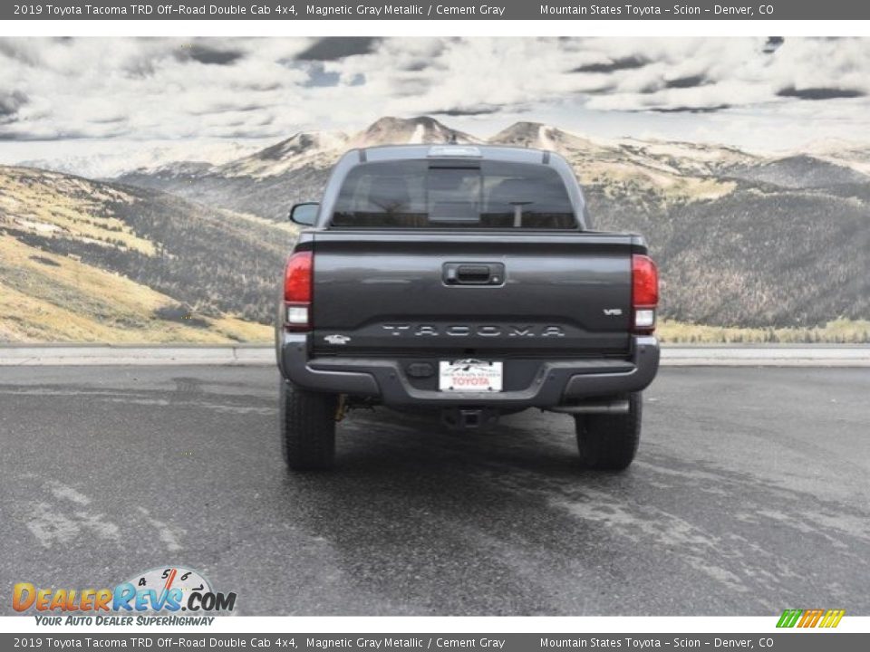 2019 Toyota Tacoma TRD Off-Road Double Cab 4x4 Magnetic Gray Metallic / Cement Gray Photo #4