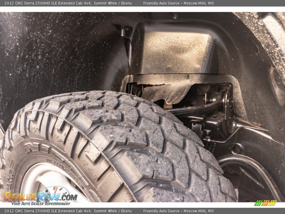2012 GMC Sierra 2500HD SLE Extended Cab 4x4 Summit White / Ebony Photo #12