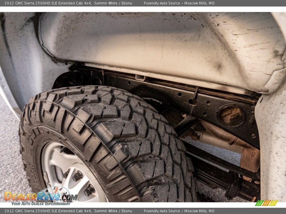 2012 GMC Sierra 2500HD SLE Extended Cab 4x4 Summit White / Ebony Photo #13