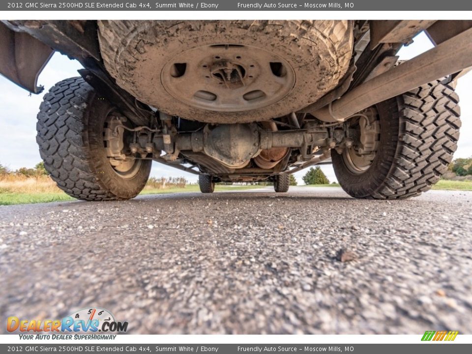 2012 GMC Sierra 2500HD SLE Extended Cab 4x4 Summit White / Ebony Photo #14