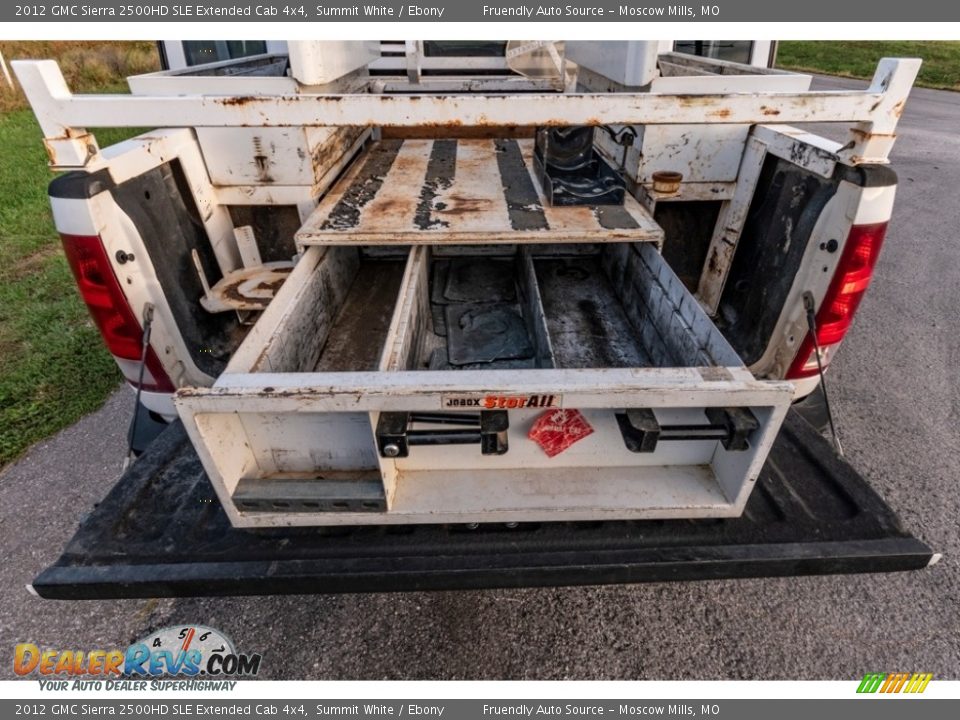 2012 GMC Sierra 2500HD SLE Extended Cab 4x4 Summit White / Ebony Photo #19