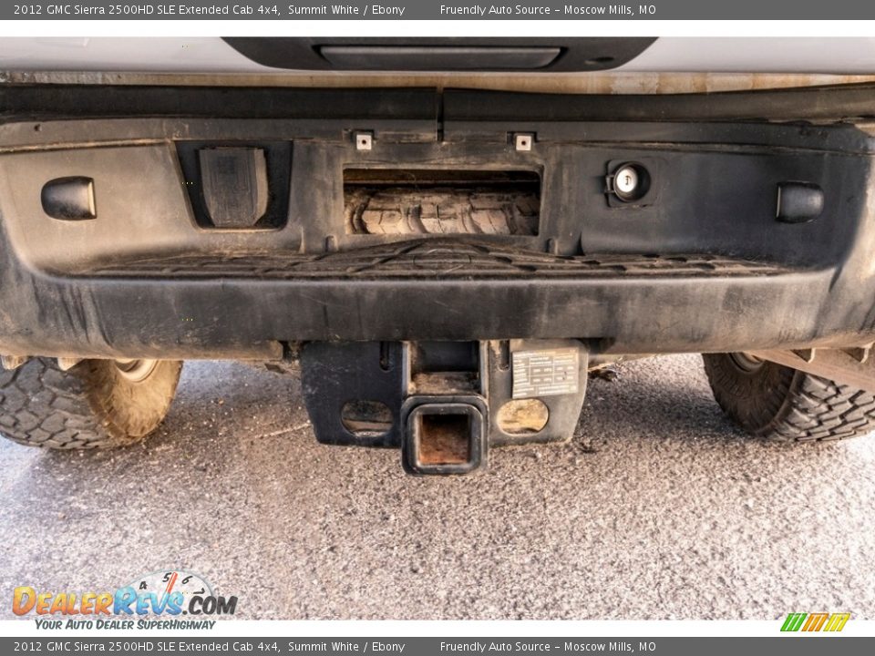 2012 GMC Sierra 2500HD SLE Extended Cab 4x4 Summit White / Ebony Photo #20
