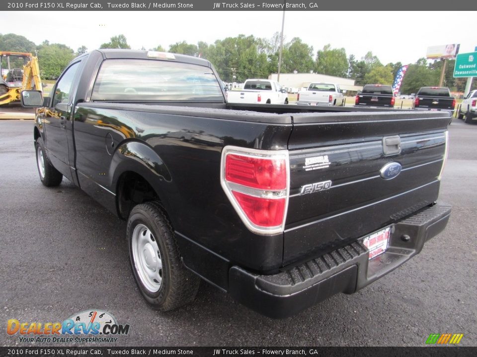 2010 Ford F150 XL Regular Cab Tuxedo Black / Medium Stone Photo #3