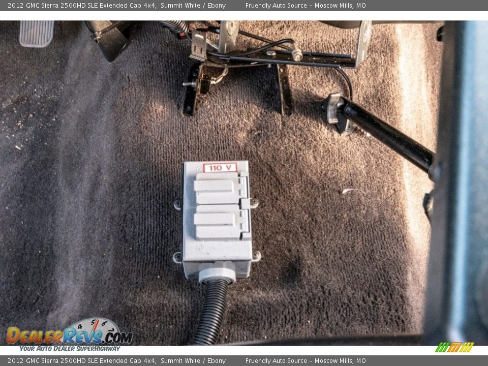 2012 GMC Sierra 2500HD SLE Extended Cab 4x4 Summit White / Ebony Photo #34