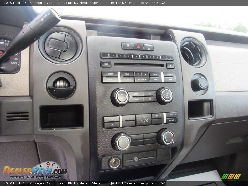 2010 Ford F150 XL Regular Cab Tuxedo Black / Medium Stone Photo #17