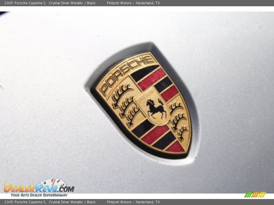 2005 Porsche Cayenne S Crystal Silver Metallic / Black Photo #11