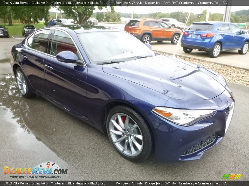 Montecarlo Blue Metallic 2019 Alfa Romeo Giulia AWD Photo #10