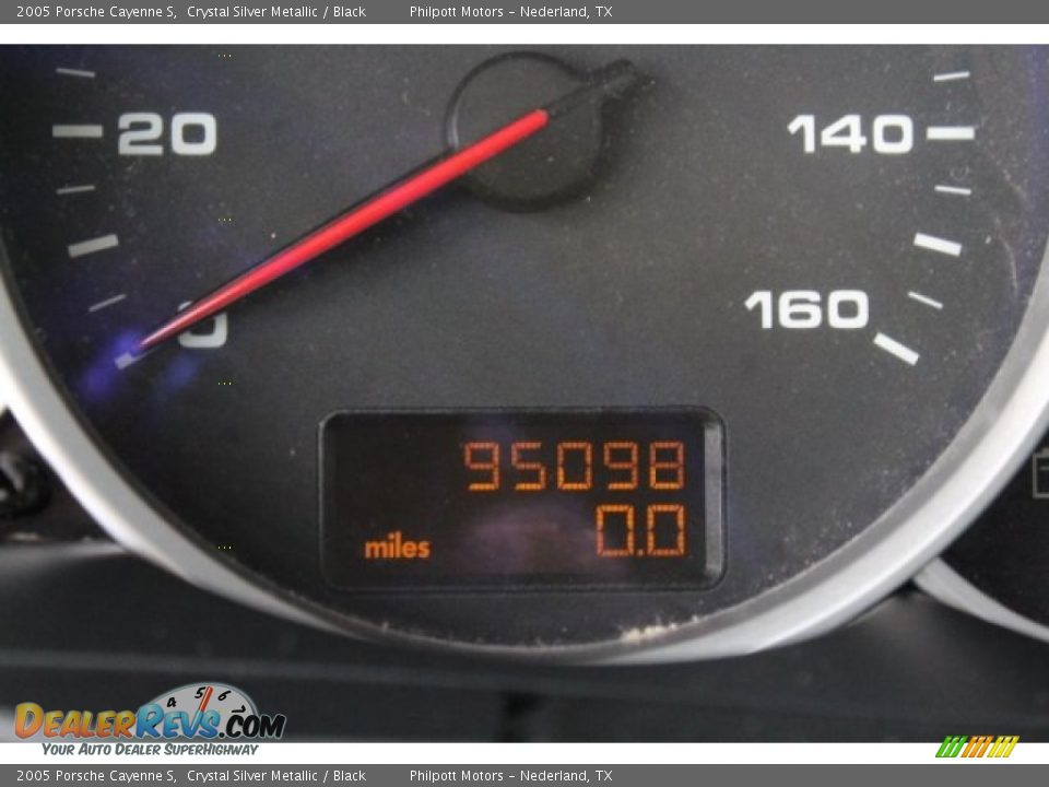 2005 Porsche Cayenne S Crystal Silver Metallic / Black Photo #20