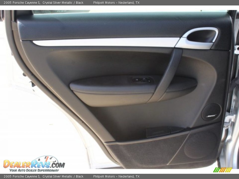 2005 Porsche Cayenne S Crystal Silver Metallic / Black Photo #21