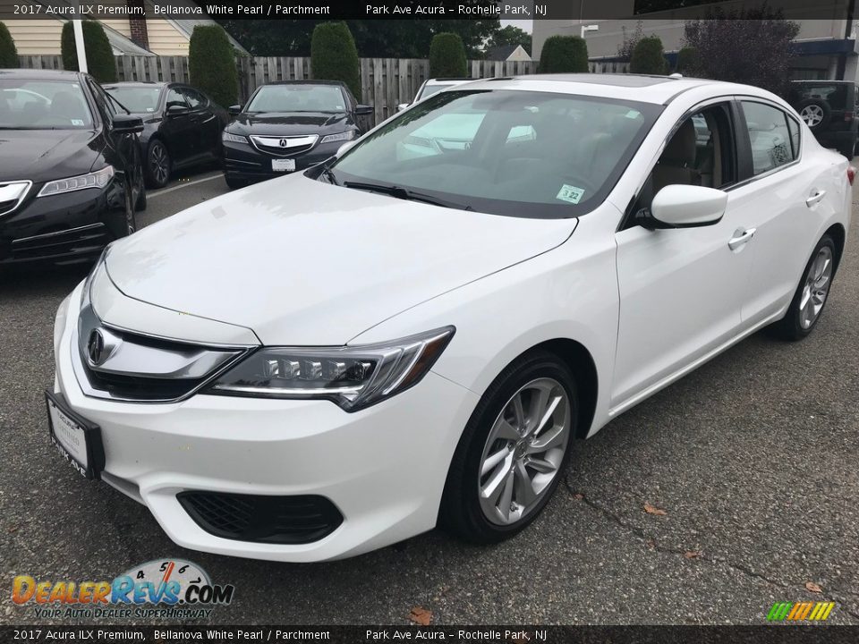 2017 Acura ILX Premium Bellanova White Pearl / Parchment Photo #3