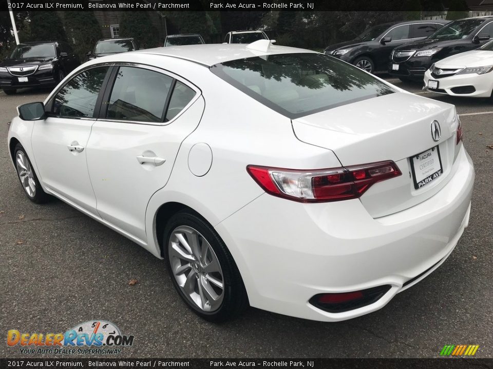 2017 Acura ILX Premium Bellanova White Pearl / Parchment Photo #5