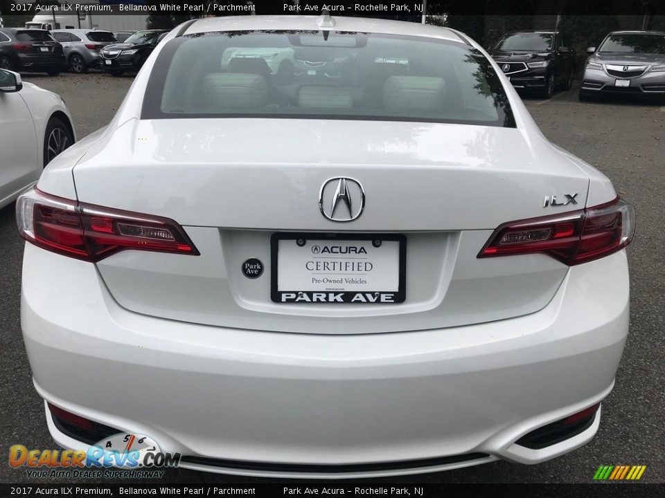 2017 Acura ILX Premium Bellanova White Pearl / Parchment Photo #6