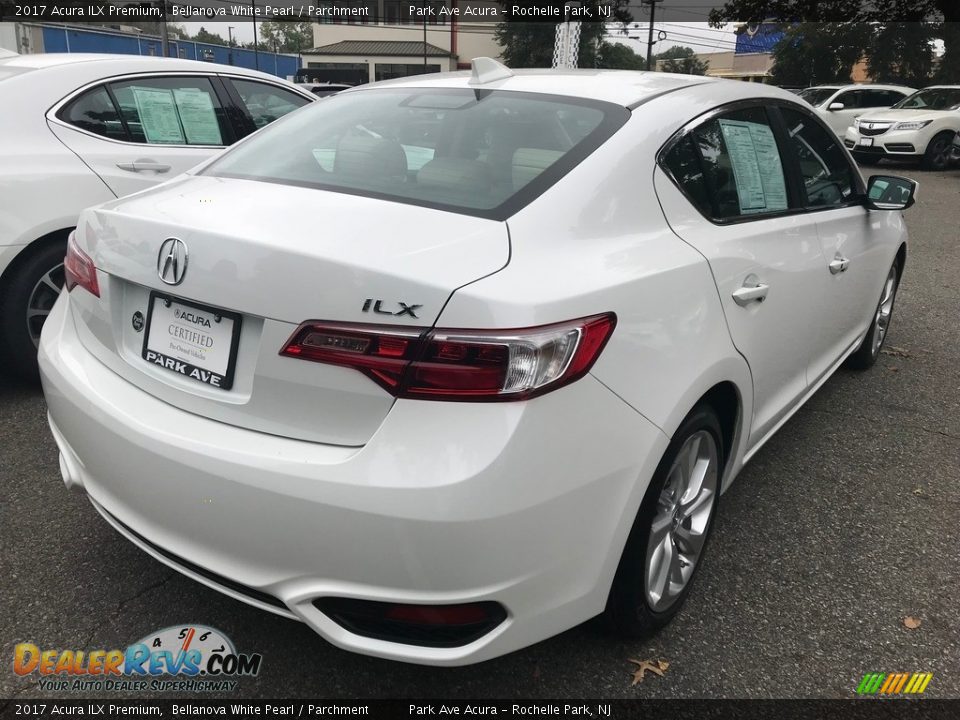 2017 Acura ILX Premium Bellanova White Pearl / Parchment Photo #7