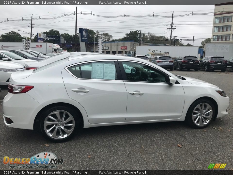 2017 Acura ILX Premium Bellanova White Pearl / Parchment Photo #8