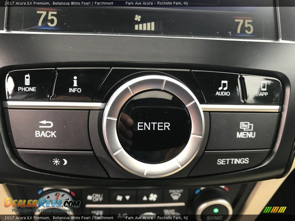 2017 Acura ILX Premium Bellanova White Pearl / Parchment Photo #13