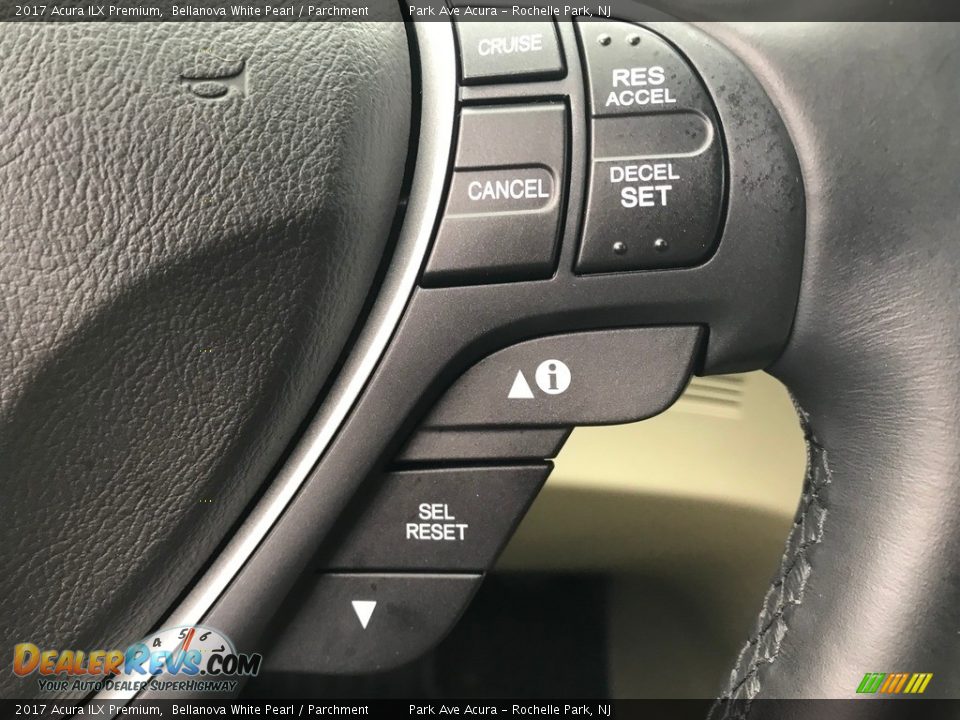 2017 Acura ILX Premium Bellanova White Pearl / Parchment Photo #14