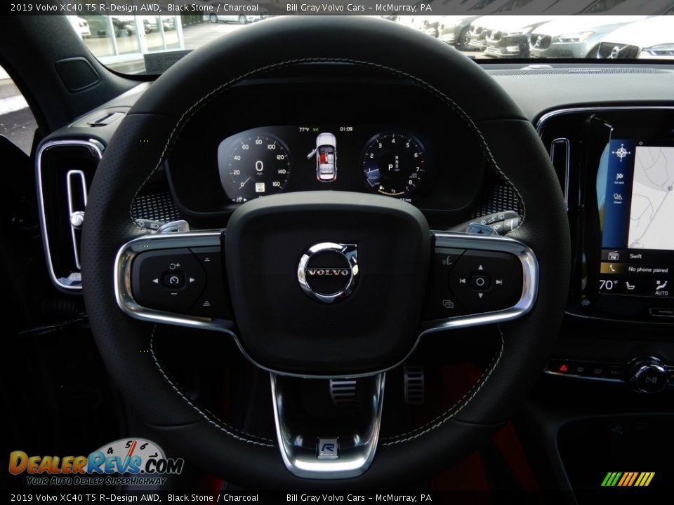 2019 Volvo XC40 T5 R-Design AWD Steering Wheel Photo #19