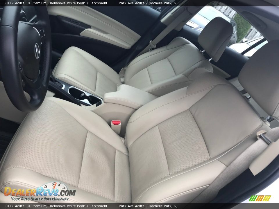 2017 Acura ILX Premium Bellanova White Pearl / Parchment Photo #27