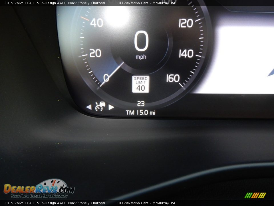 2019 Volvo XC40 T5 R-Design AWD Black Stone / Charcoal Photo #25