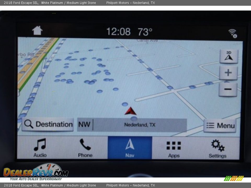 2018 Ford Escape SEL White Platinum / Medium Light Stone Photo #16