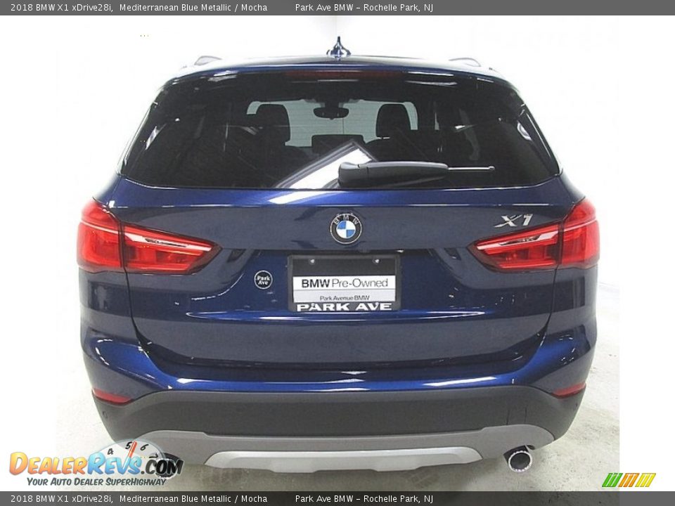 2018 BMW X1 xDrive28i Mediterranean Blue Metallic / Mocha Photo #4