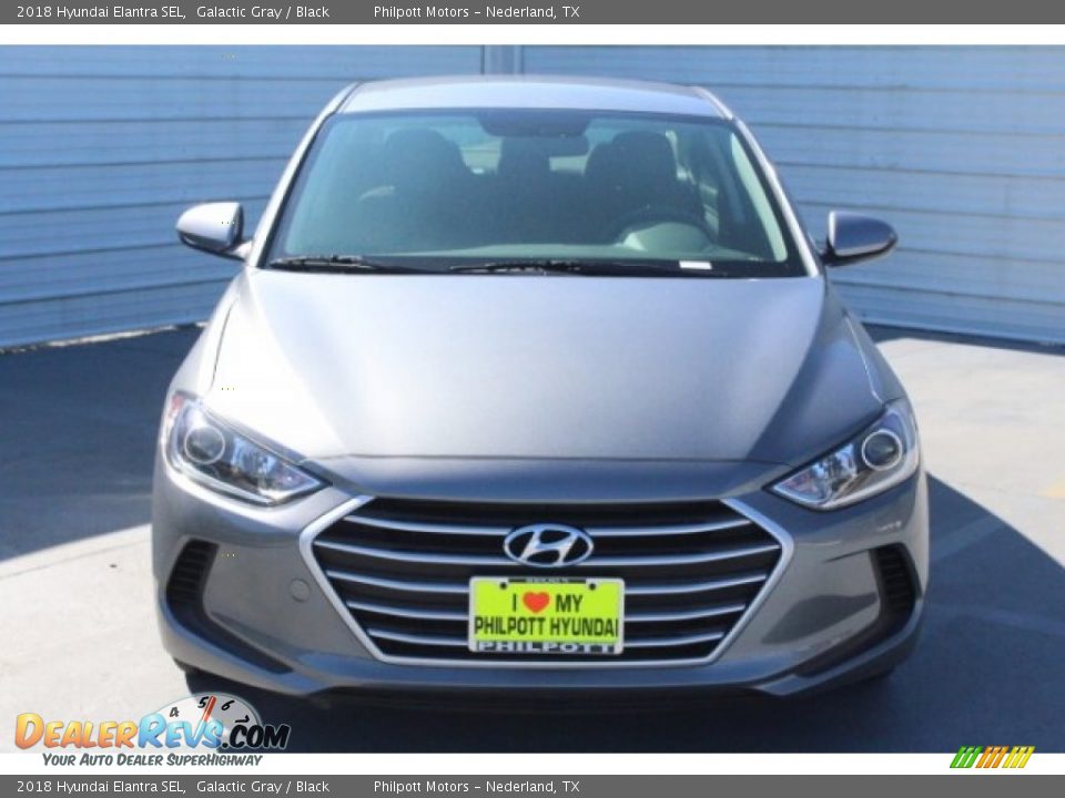 2018 Hyundai Elantra SEL Galactic Gray / Black Photo #2