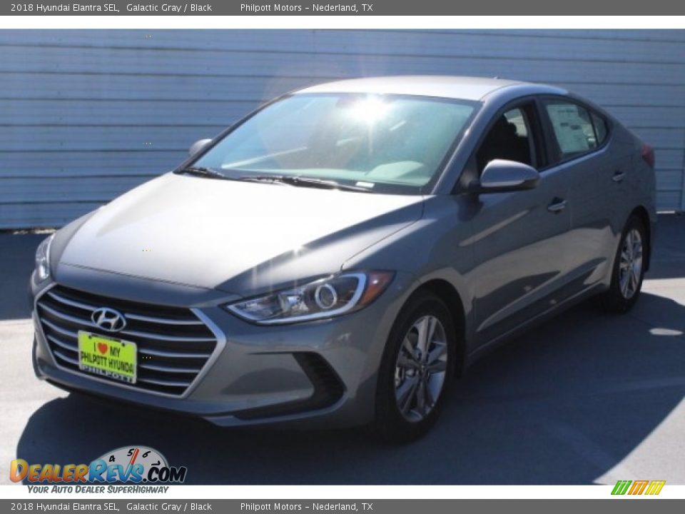 2018 Hyundai Elantra SEL Galactic Gray / Black Photo #3